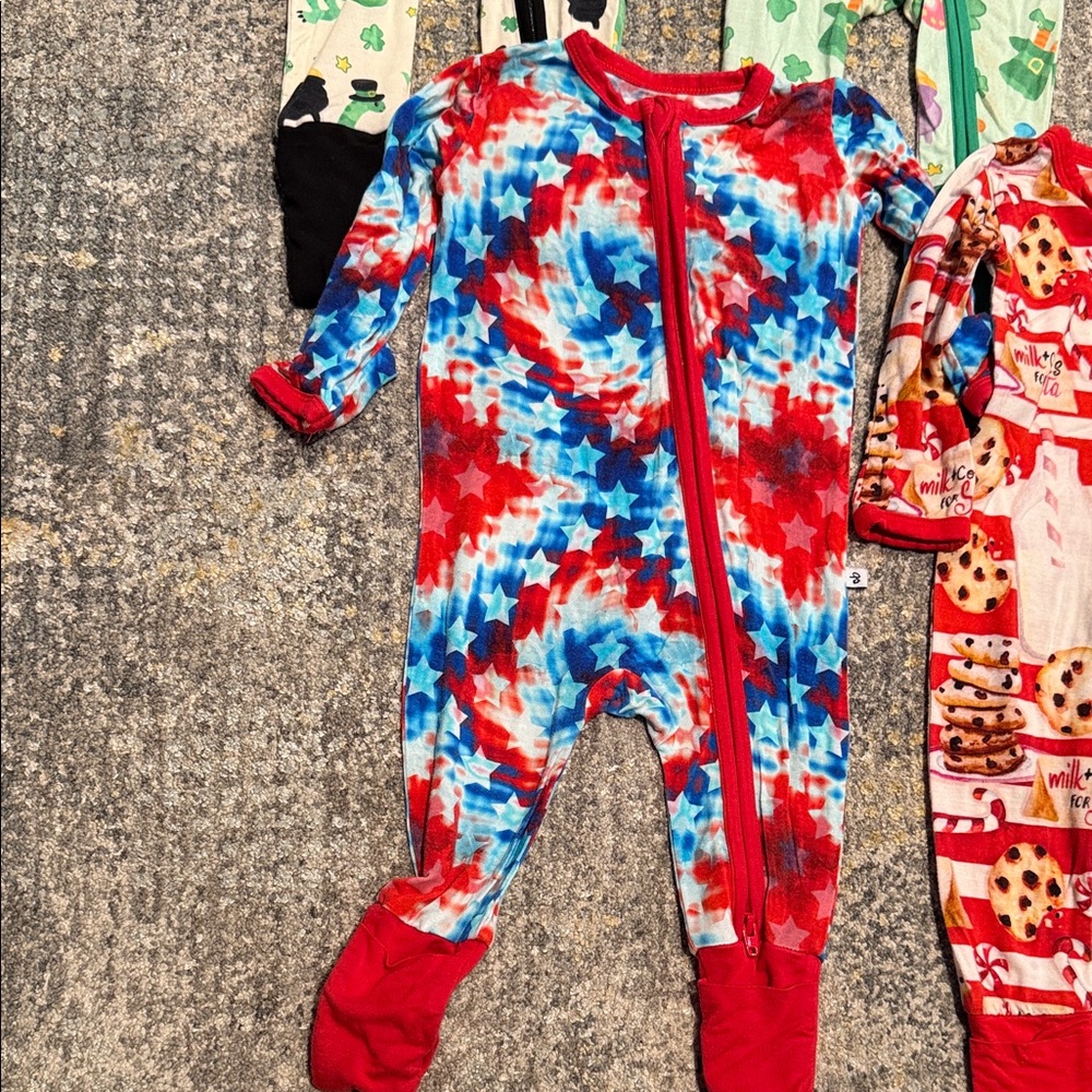 Cozy Critters Kids Footies - Multicolor Fun - Picture 2 of 6
